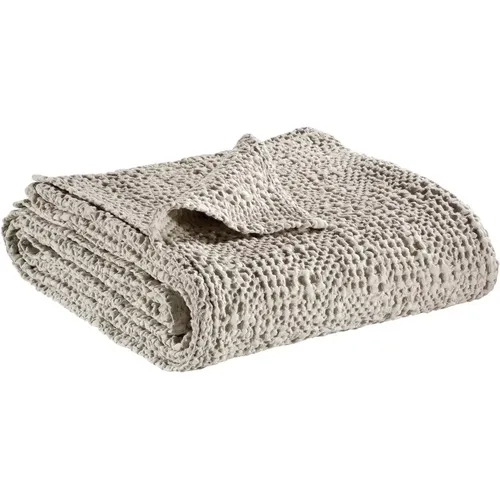 Jeté de lit coton stonewashed Tana - Vivaraise - Modalova