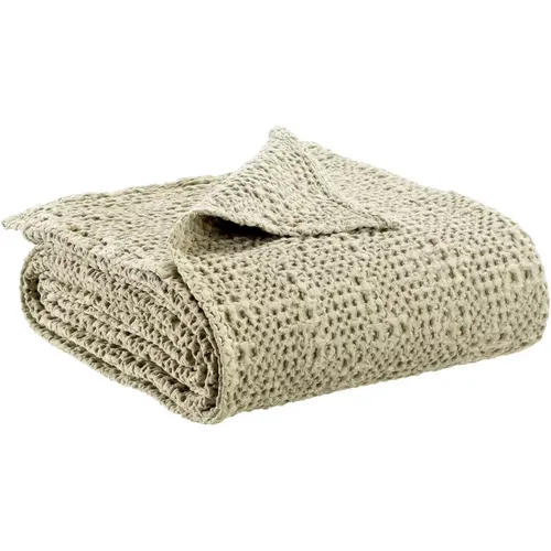 Jeté de lit coton stonewashed Tana - Vivaraise - Modalova