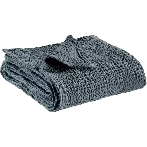 Jeté de lit coton stonewashed Tana - Vivaraise - Modalova