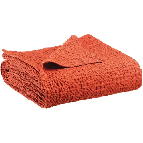 Jeté de lit coton stonewashed Tana - Vivaraise - Modalova