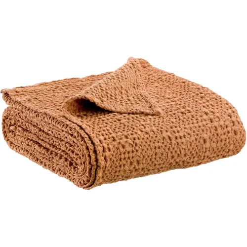 Jeté de lit coton stonewashed Tana - Vivaraise - Modalova