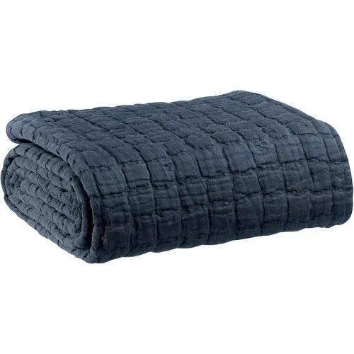 Plaid coton stonewashed Swami - Vivaraise - Modalova