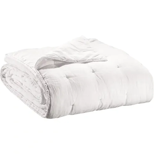 Chemin de lit coton stonewashed Zeff - Vivaraise - Modalova
