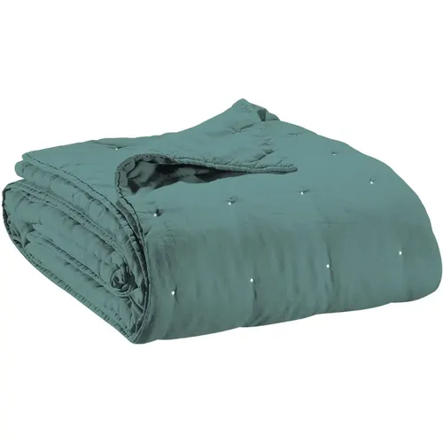Jeté de lit coton stonewashed Zeff - Vivaraise - Modalova