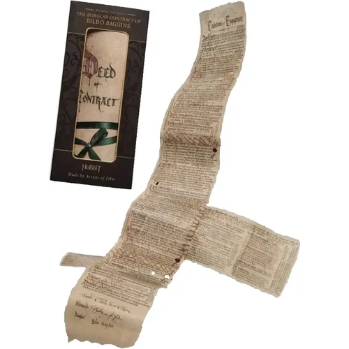 Objet décoratif mini Contrat de Bilbon Le Hobbit - Weta Workshop - Modalova