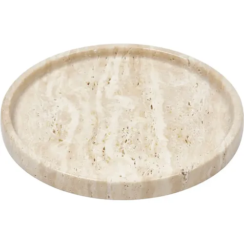 Plateau rond en travertin Wellmark - Wellmark - Modalova