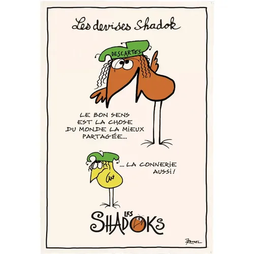 Torchon - Le Bon Sens Shadoks - Winkler - Modalova
