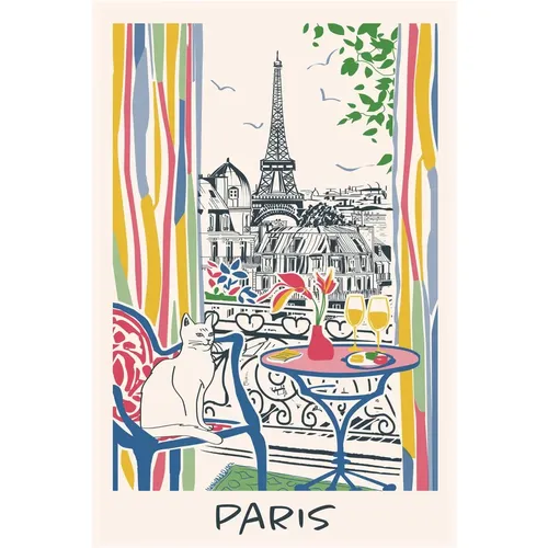 Torchon enfant Fenetre sur Paris - Winkler - Modalova