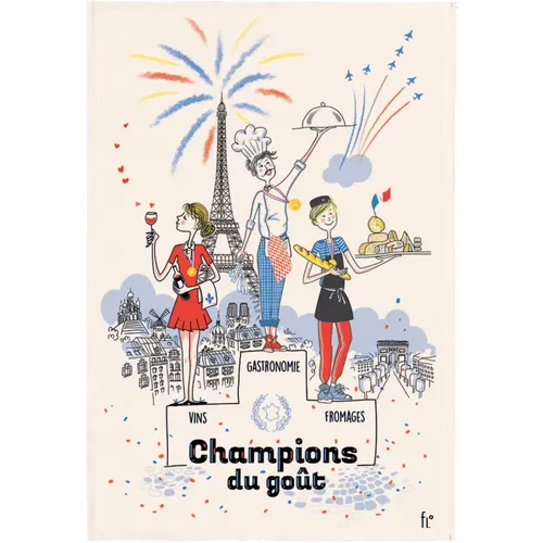 Torchon Les Champions du Gout - Winkler - Modalova