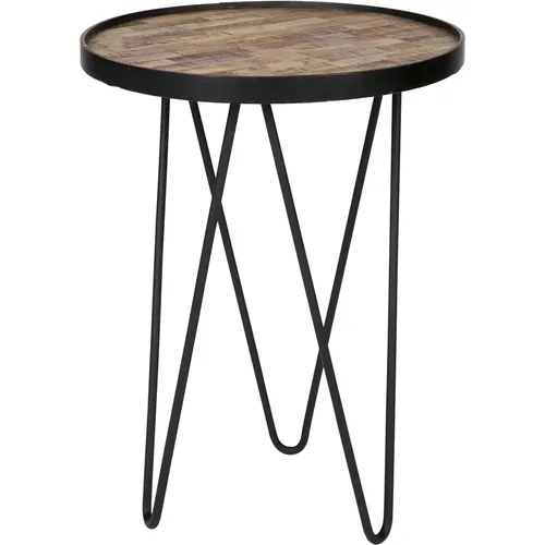 Table bois/bois métal Woood Lev - Woood - Modalova