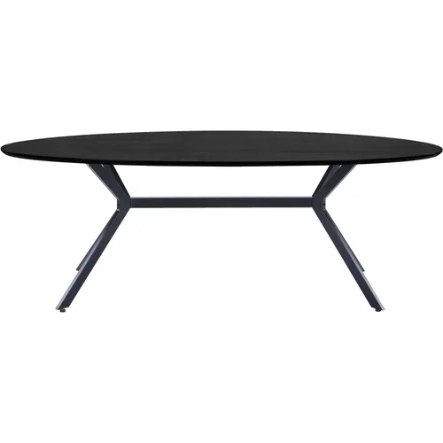 Table à manger ovale MDF Bruno - Woood - Modalova