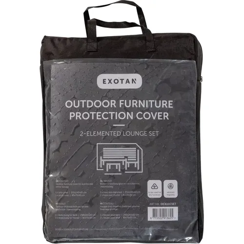 Housse de protection pour ensemble lounge garden 2 éléments Exotan - Woood - Modalova