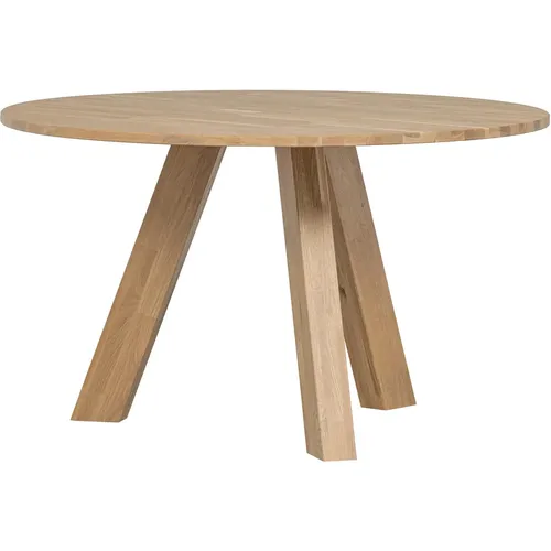 Table à manger en chêne naturel Rhonda 129 cm - Woood - Modalova