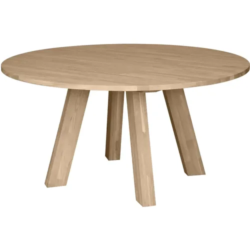 Table à manger en chêne naturel Rhonda 150 cm - Woood - Modalova