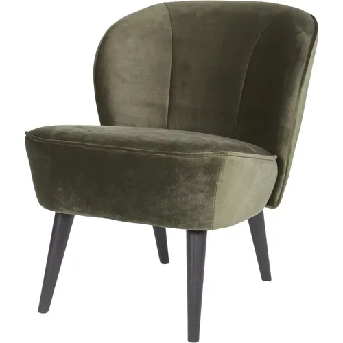 Fauteuil velours Woood Sara - Woood - Modalova