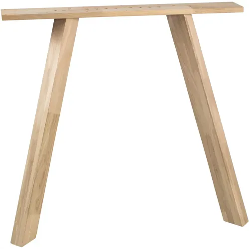 Table 3 positions pied carré KD chêne Tablo (x2) - Woood - Modalova