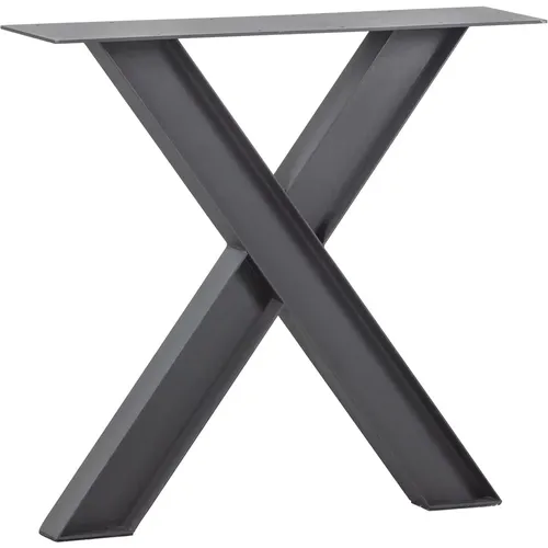 Pied de table en métal Industrial X - Woood - Modalova