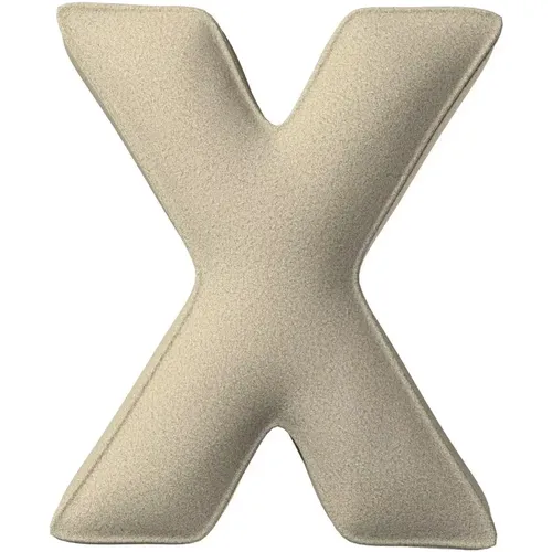 Coussin lettre X Yellow Tipi Boucle - Yellow Tipi - Modalova