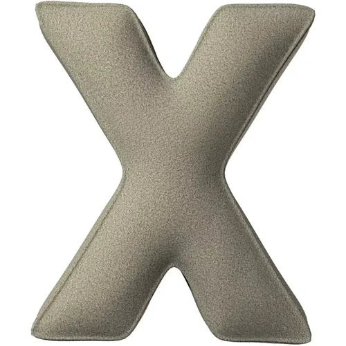 Coussin lettre X Yellow Tipi Boucle - Yellow Tipi - Modalova