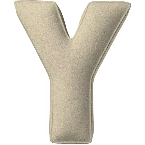 Coussin lettre Y Yellow Tipi Boucle - Yellow Tipi - Modalova