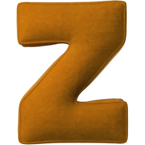 Coussin lettre Z Posh Velvet - Yellow Tipi - Modalova