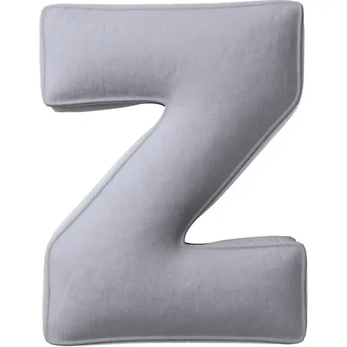 Coussin lettre Z Posh Velvet - Yellow Tipi - Modalova