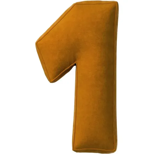 Coussin chiffre 1 en velours - Yellow Tipi - Modalova