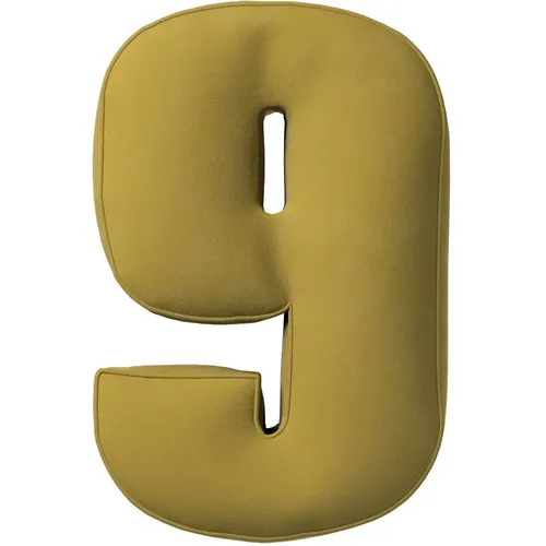Coussin numéro 9 Posh Velvet - Yellow Tipi - Modalova