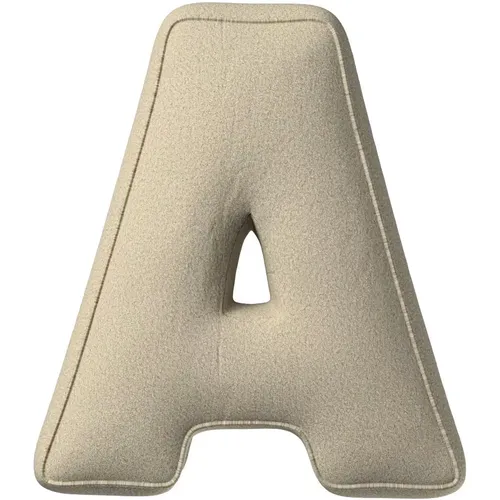Coussin lettre A Yellow Tipi Boucle - Yellow Tipi - Modalova