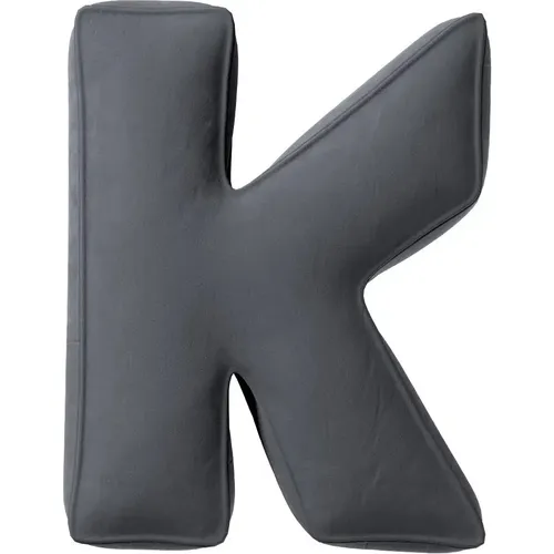 Coussin lettre K Posh Velvet - Yellow Tipi - Modalova