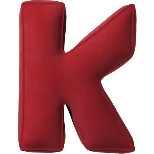 Coussin lettre K Posh Velvet - Yellow Tipi - Modalova