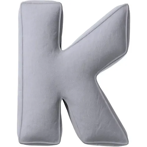 Coussin lettre K Posh Velvet - Yellow Tipi - Modalova