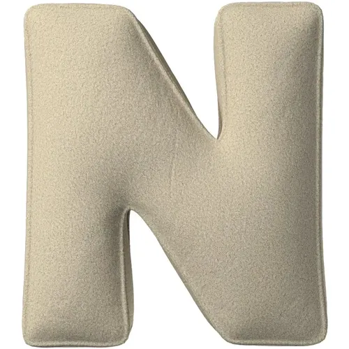 Coussin lettre N Yellow Tipi Boucle - Yellow Tipi - Modalova
