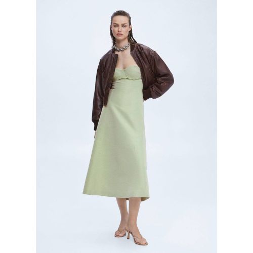 Robe corset évasée - Mango - Modalova