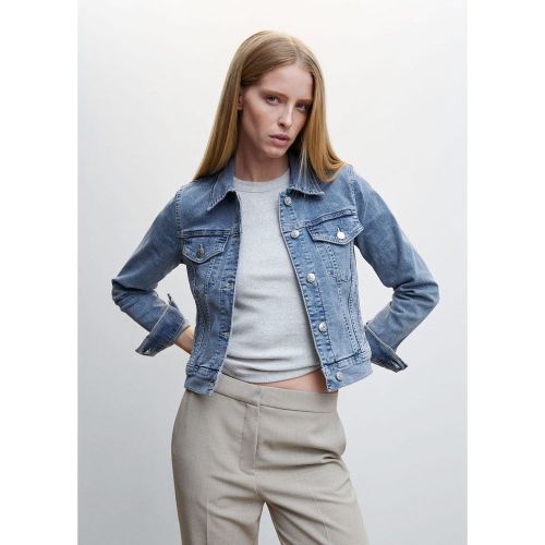 Blouson crop denim - Mango - Modalova
