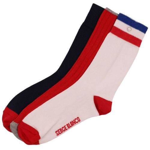 Pack de 3 paires de chaussettes - SERGE BLANCO - Modalova
