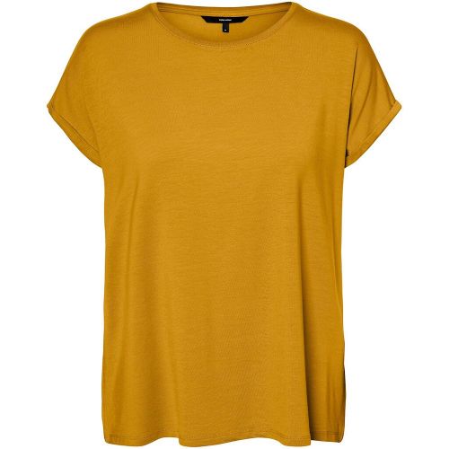 T-shirt col rond manches courtes - Vero Moda - Modalova