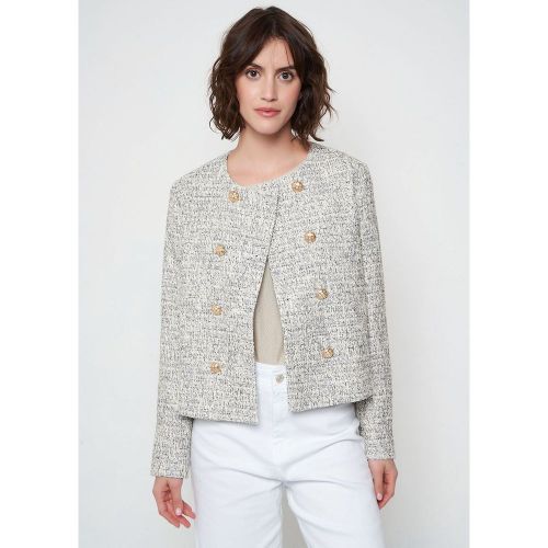 Veste courte en tweed - SUD EXPRESS - Modalova