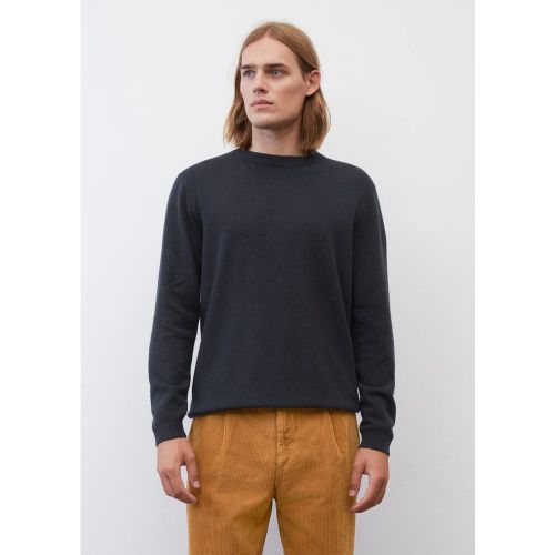 Pull-over col rond Regular en laine d’agneau en mélange de laine vierge et coton - Marc O'Polo - Modalova