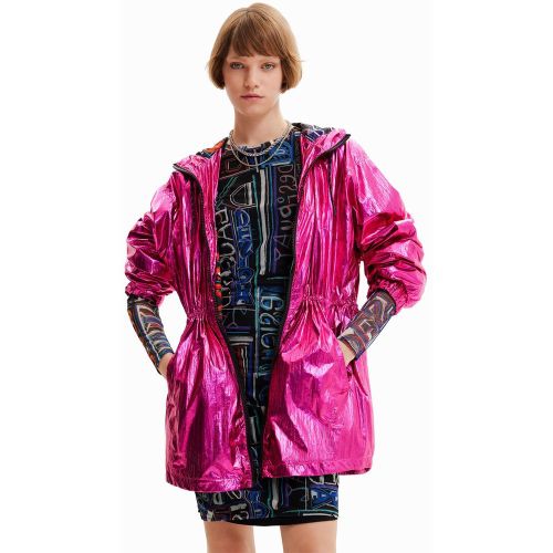 Parka métallisée à capuche - Desigual - Modalova