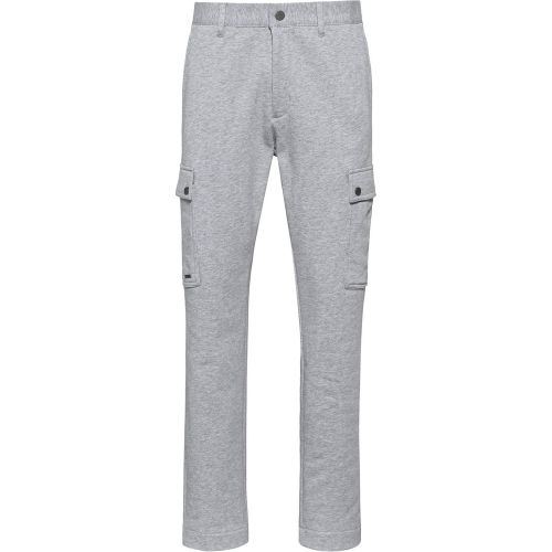 Pantalon cargo Slim Fit en coton chiné très souple GLIAN223 - HUGO - Modalova