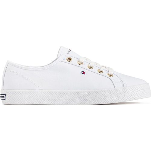 basket en toile tommy hilfiger femme