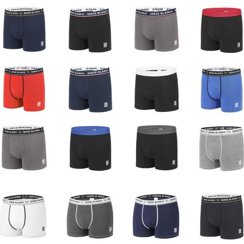 Boxers suprise coton Lot de 6 - SERGE BLANCO - Modalova