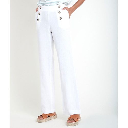 Pantalon taille haute lin certifié IBER - Maison 123 - Modalova