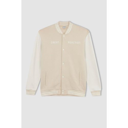 Gilet college longues imprimé - DEFACTO - Modalova