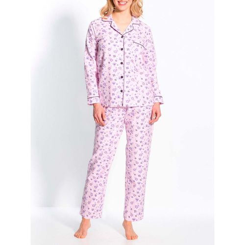 Pyjama en flanelle pur coton femme - LINGERELLE - Modalova