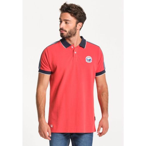 Polo manches courtes, maille piquée, coton - J&JOY - Modalova