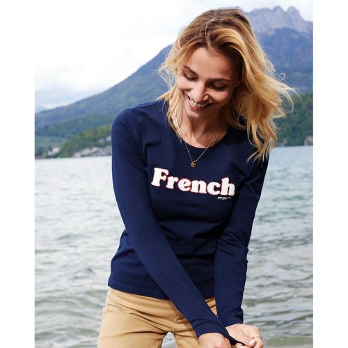 T-shirt à manches longues french en coton - MISE AU GREEN - Modalova