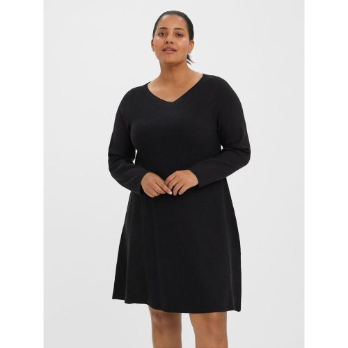 Robe À manches longues et col bateau - Vero Moda Curve - Modalova
