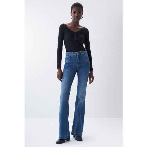 Jean Push In Flare SECRET GLAMOUR - Salsa - Modalova